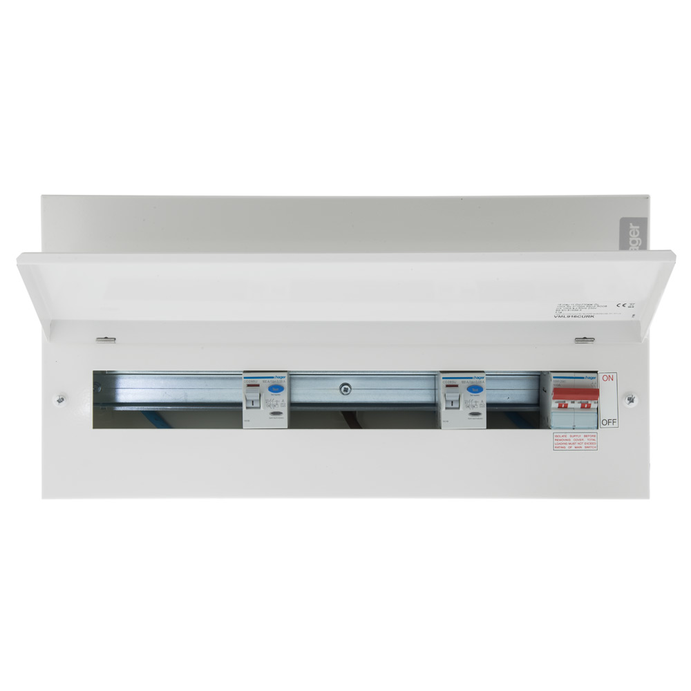 Image of Hager VML916CURK Consumer Unit 16 Usable Ways