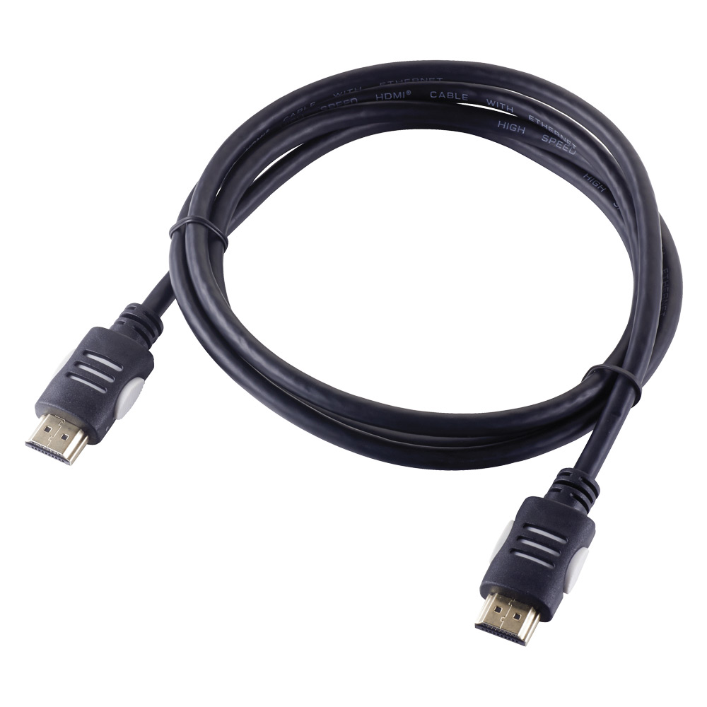 Image of BG HDMI 4K Cable with Gold Plated Connector 3 Metre Black