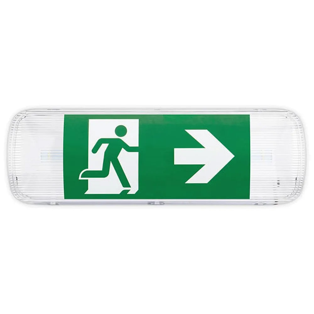 Image of JCC 3W Emergency Bulkhead IP65 with Legends IP65