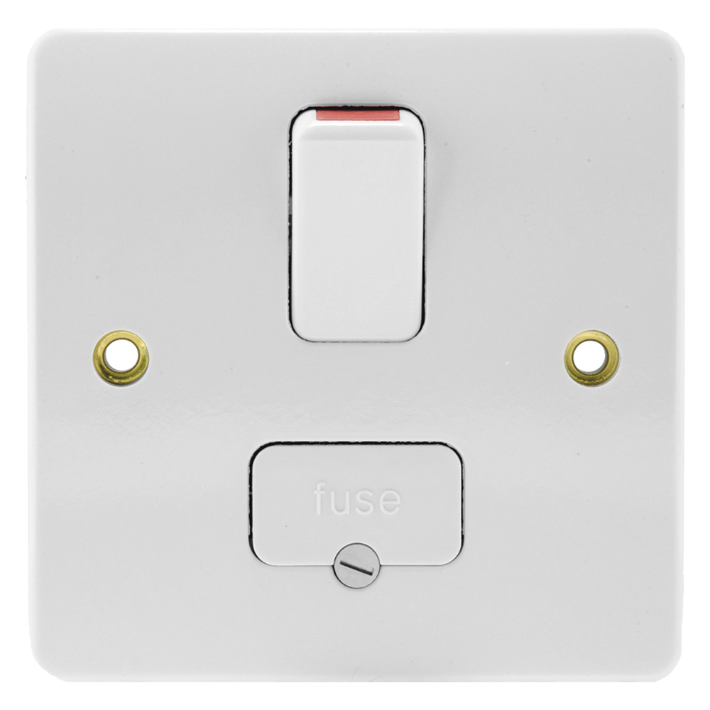 Image of MK Logic K1040WHI Switched Fused Spur 13A DP White