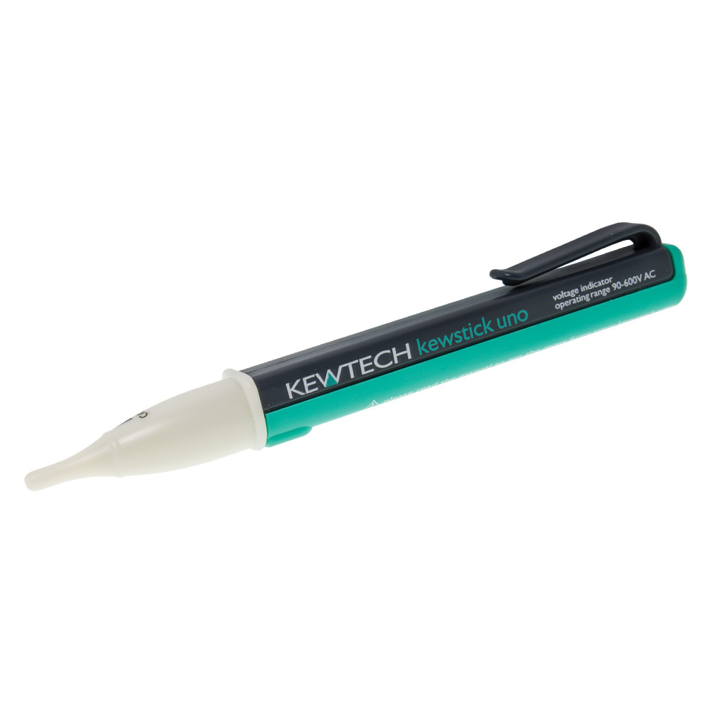 Image of Kewtech KEWSTICK UNO Voltage Detector Pen with Visual Red Light Alert
