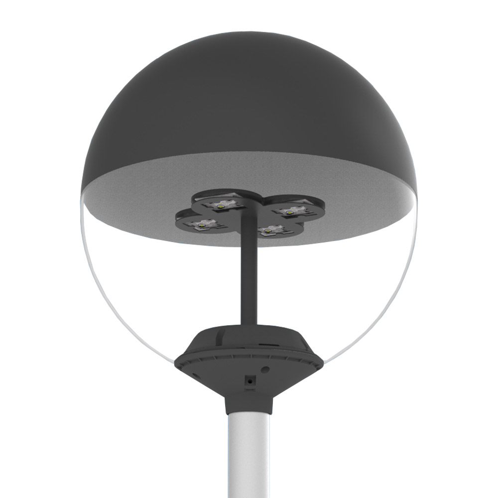 Image of Kingfisher Sloane 2.0 SLOA55F LED Spherical Post Top Street Lighting 55W IP65 4000K