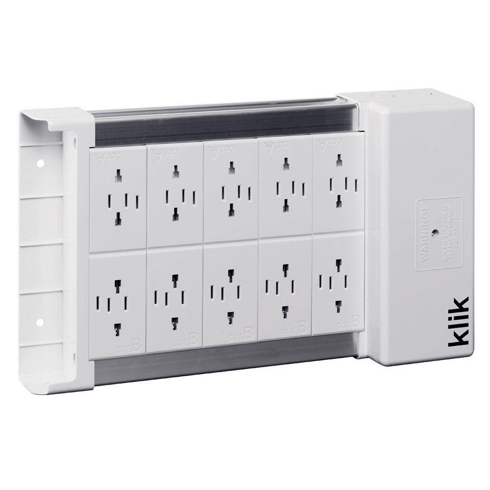 Image of Klik KLDS10 Marshalling Box 10 Way Lighting Distribution Outlet System