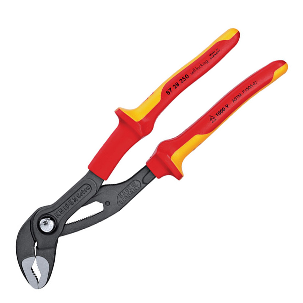 Image of Knipex 10644 Water Pump Pliers 250mm VDE Fully Insulated
