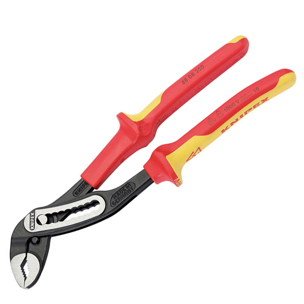 Image of Knipex Alligator 32013 Water Pump Pliers 250mm VDE Fully Insulated