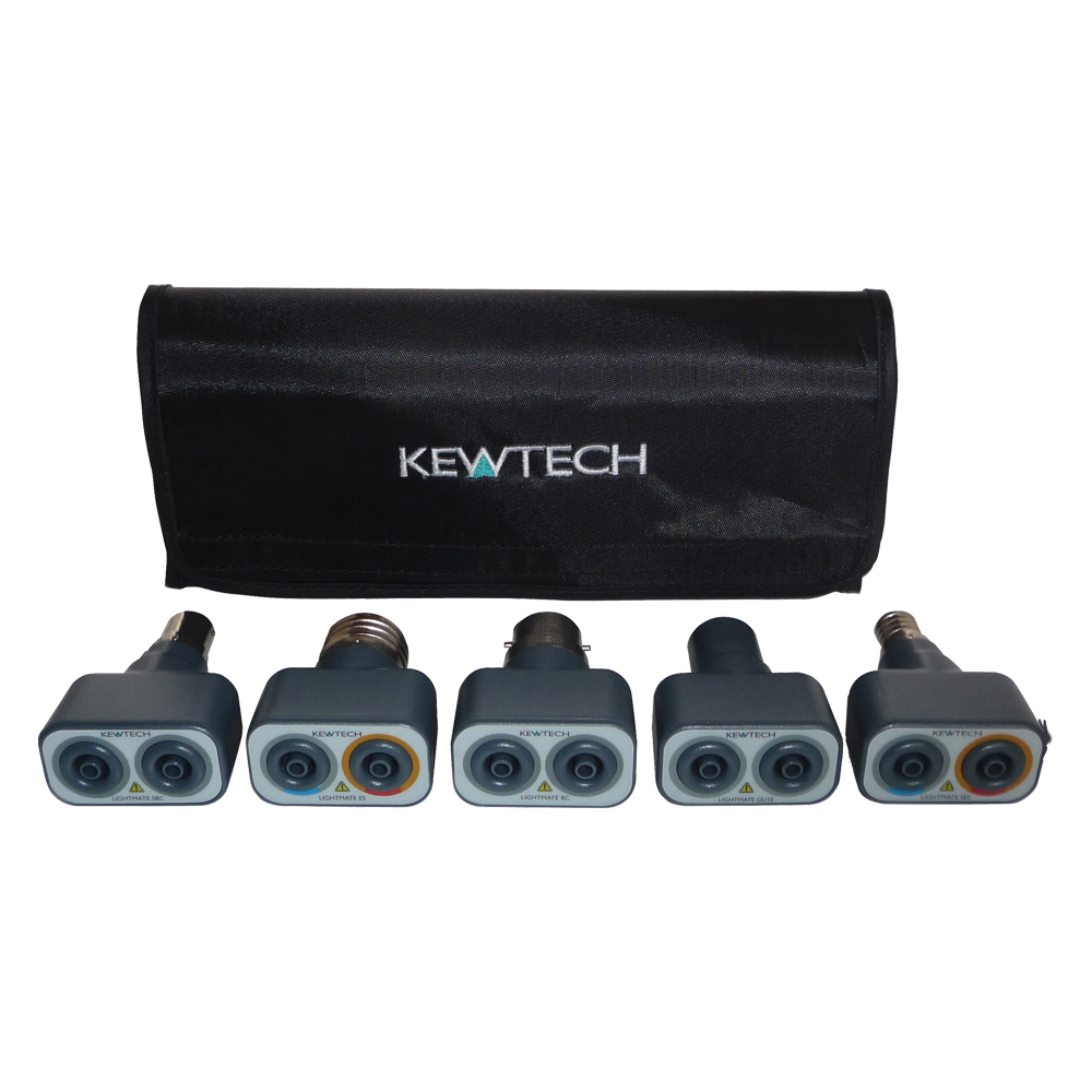 Image of Kewtech LIGHTMATEKIT Lighting Circuit Adaptor Test Kit 5 Piece