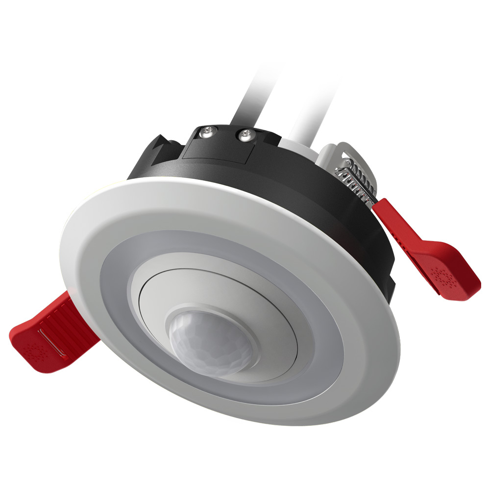 Image of Lumi-Plugin LP110WH4KMPIR LED Downlight with PIR Sensor 8.5W 600lm 4000K IP54