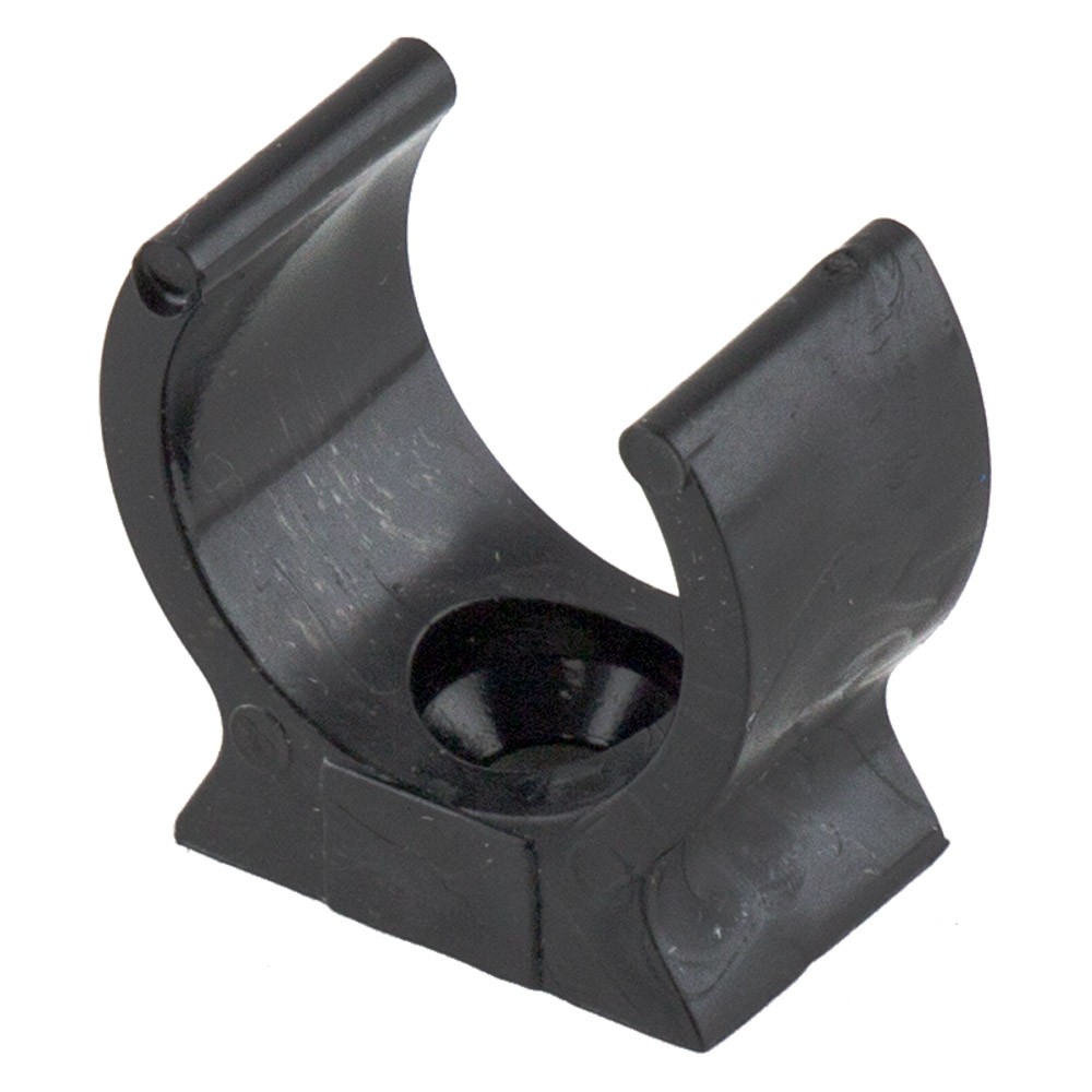 Image of Marshall Tufflex MMC2BK 20mm Saddle U Clip Black Plastic Conduit PVC