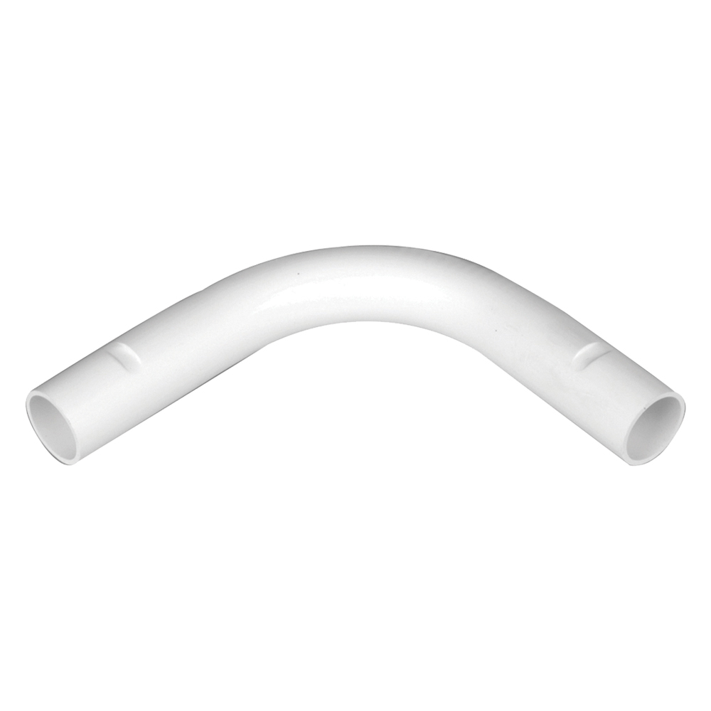 Image of Marshall Tufflex MNB2WH 20mm Bend White Plastic Conduit PVC