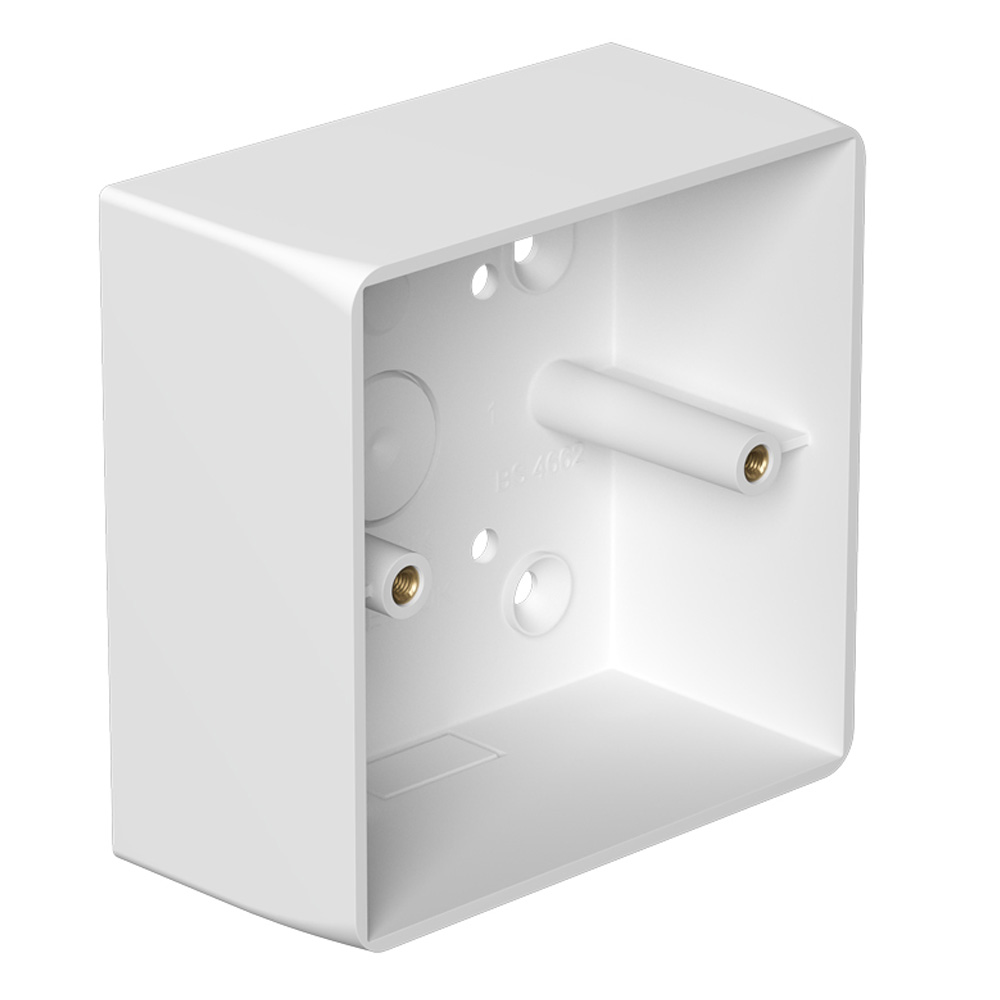 Marshall Tufflex Mini Trunking Surface Pattress Boxes 1 Gang 44mm