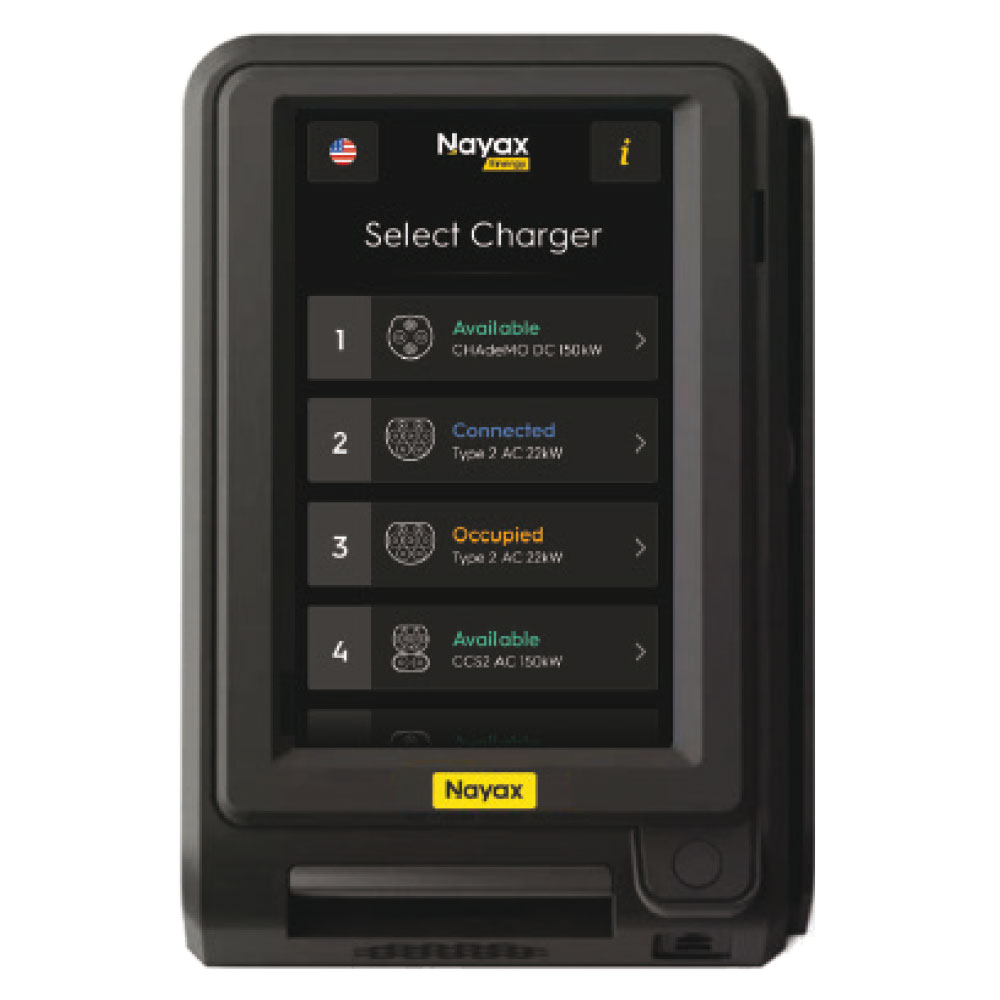 Image of Project EV Apex 7.3KW Tethered 1P 5M 4G EV Charger Grey