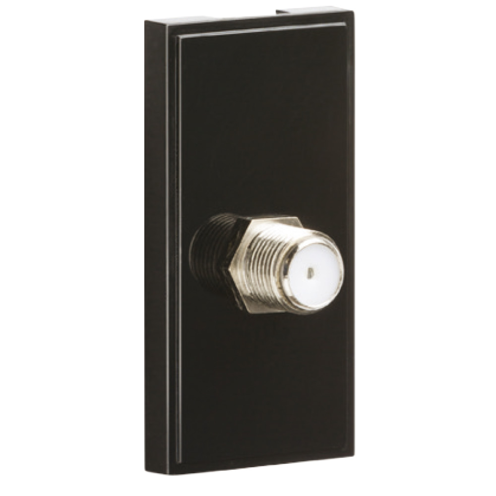 Knightsbridge SAT TV Outlet Module Black