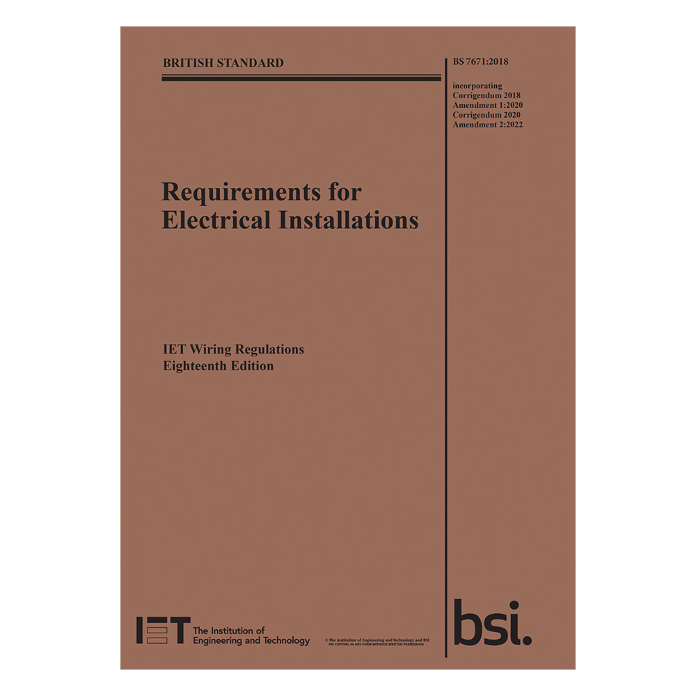 Image of NICEIC PIETREG182 IET 18th Edition Wiring Regulations for Installations
