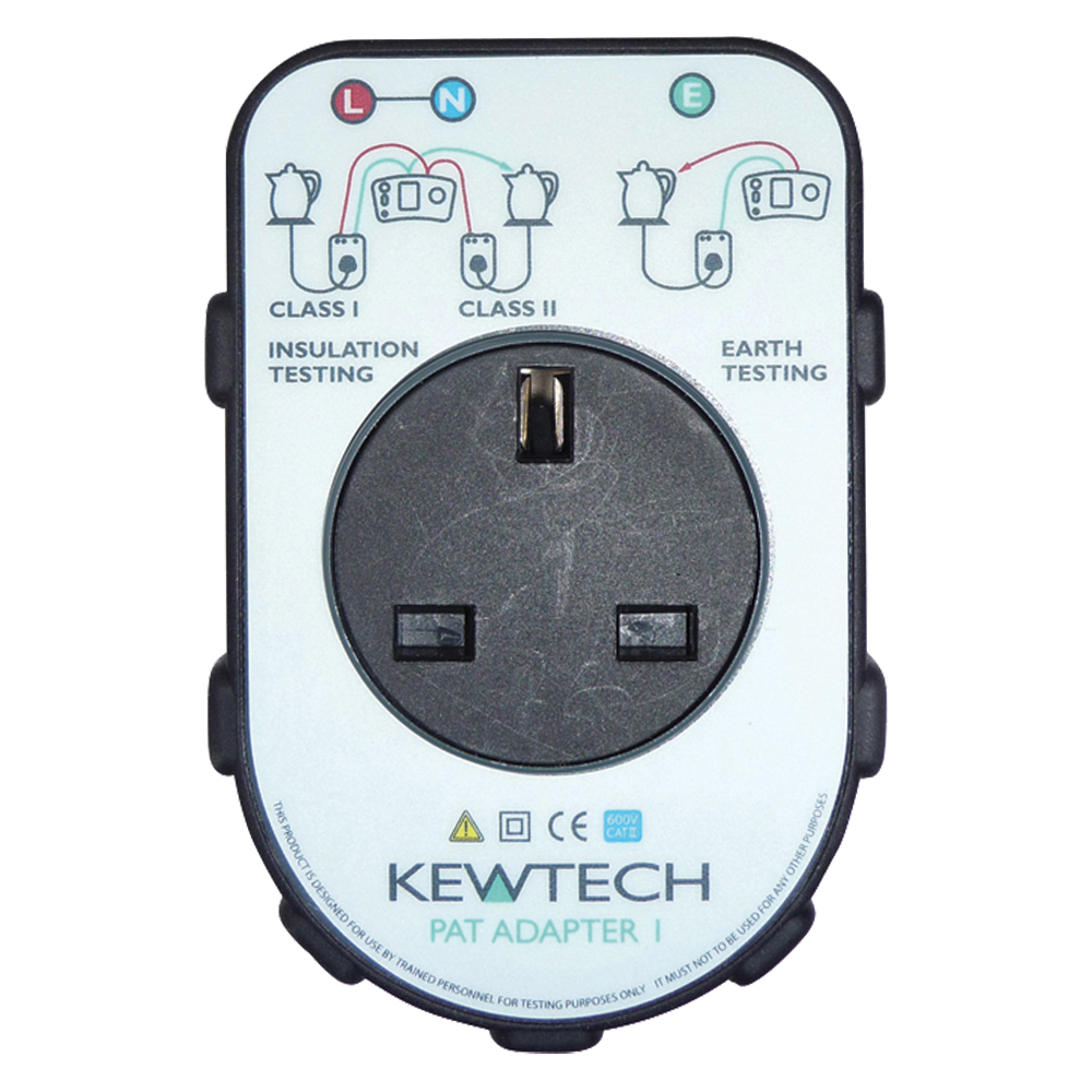 Image of Kewtech PATADAPTOR1 Pat Adaptor Converts a Tester into a Pat Tester