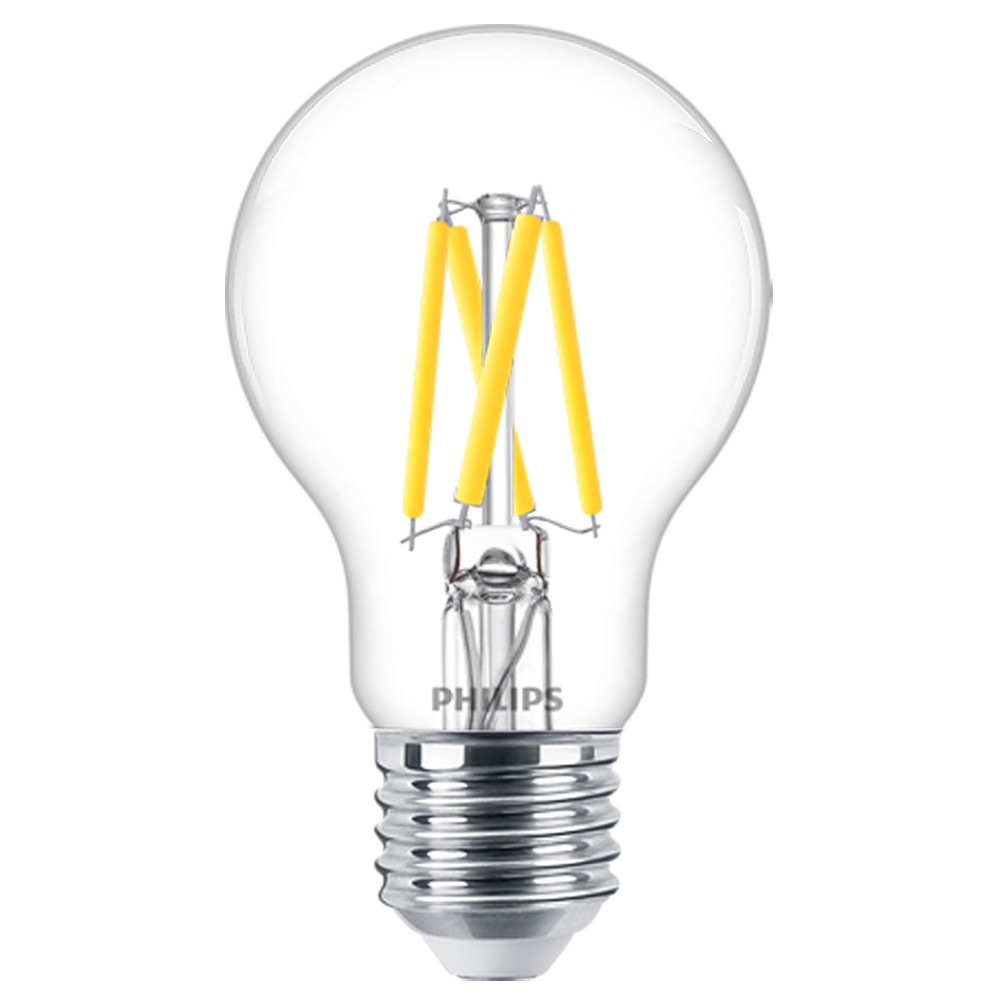 Image of Philips Classic Filament 3.4W LED GLS Bulb Dimmable ES Warm White 2200K-2700K