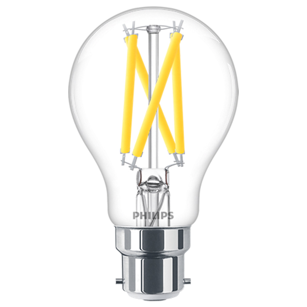 Images of Philips Classic Filament 7.2W LED GLS Bulb Dimmable BC Warm White 2000K-2700K