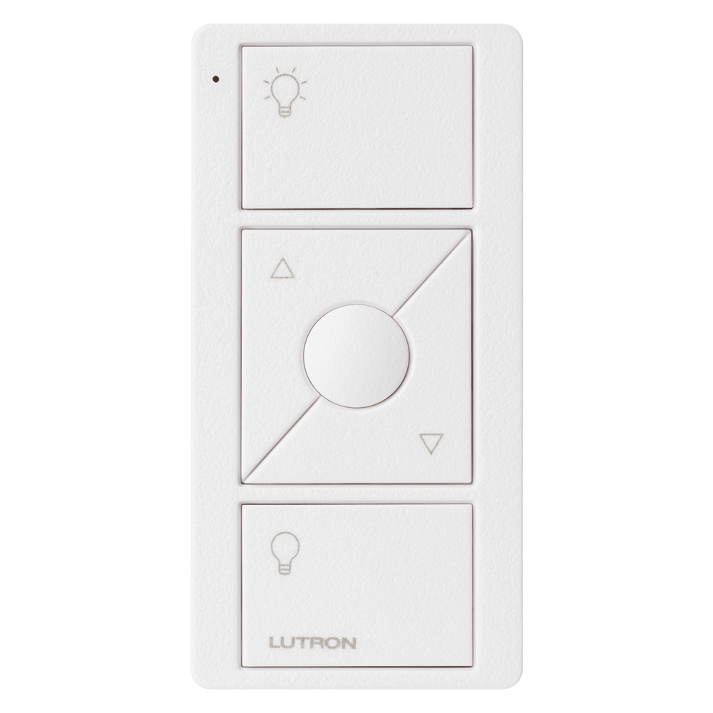 Image of Lutron PIco 3 Button Keypad On / Off / Favourite / Raise / Lower White