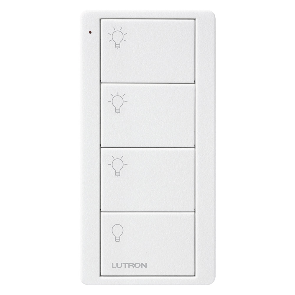 Image of Lutron PIco 4 Button Keypad 2x Scenes On / Off White
