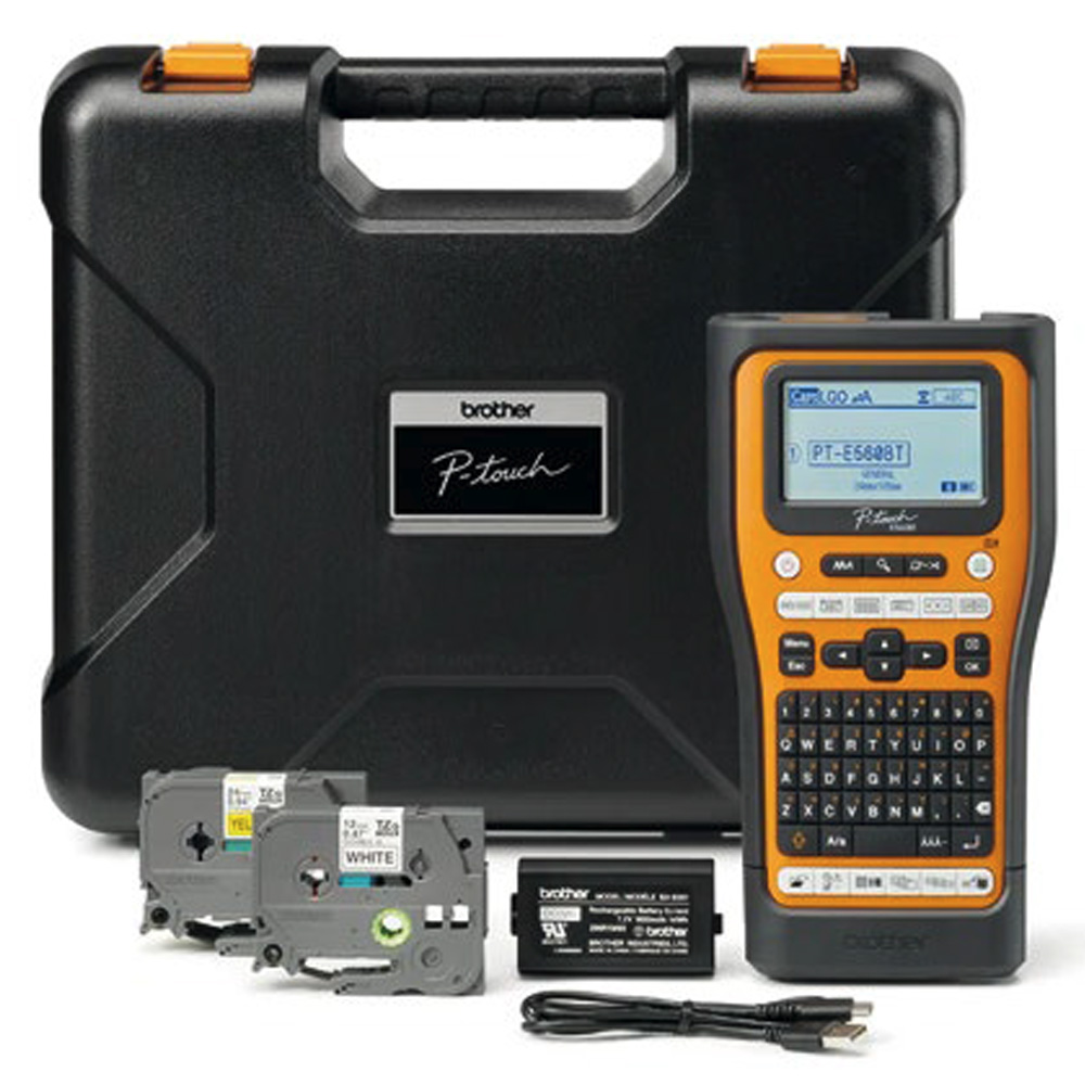 Brother Handheld Label Printer with Bluetooth and Auto-Cutter