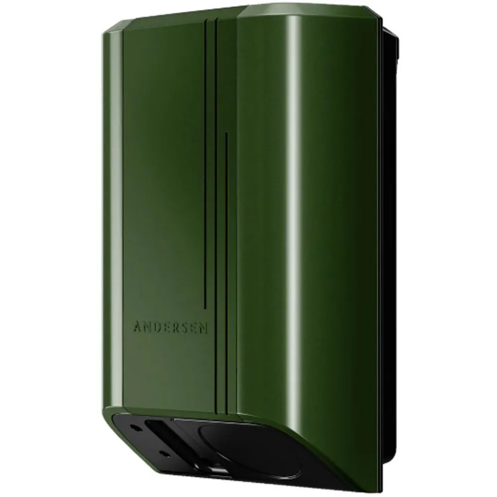 Andersen Quartz Socketed EV Charger 22kW Racing Green