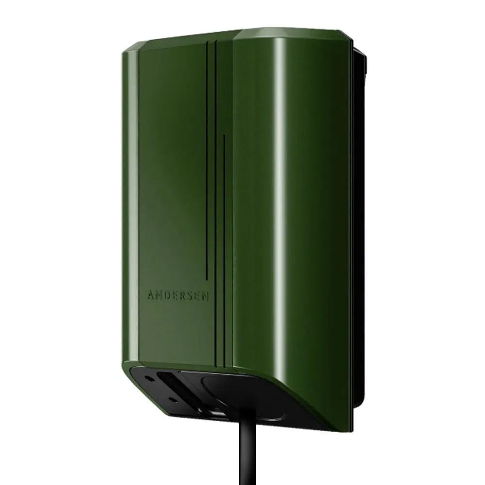 Andersen Quartz EV Charger 7kW Tethered 5.5M Racing Green