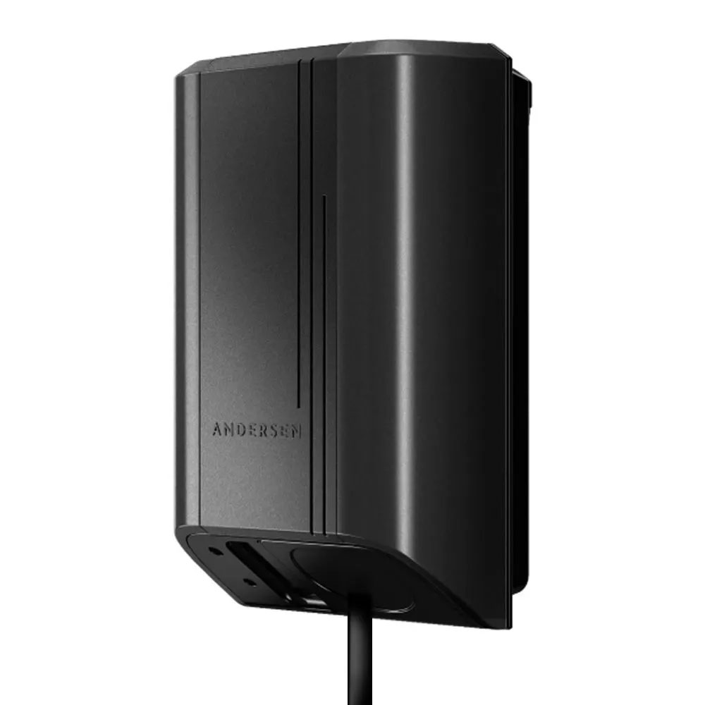Andersen Quartz EV Charger 7kW Tethered 8.5M Midnight Black