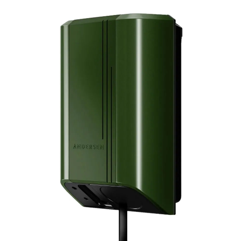 Andersen Quartz EV Charger 7kW Tethered 8.5M Racing Green