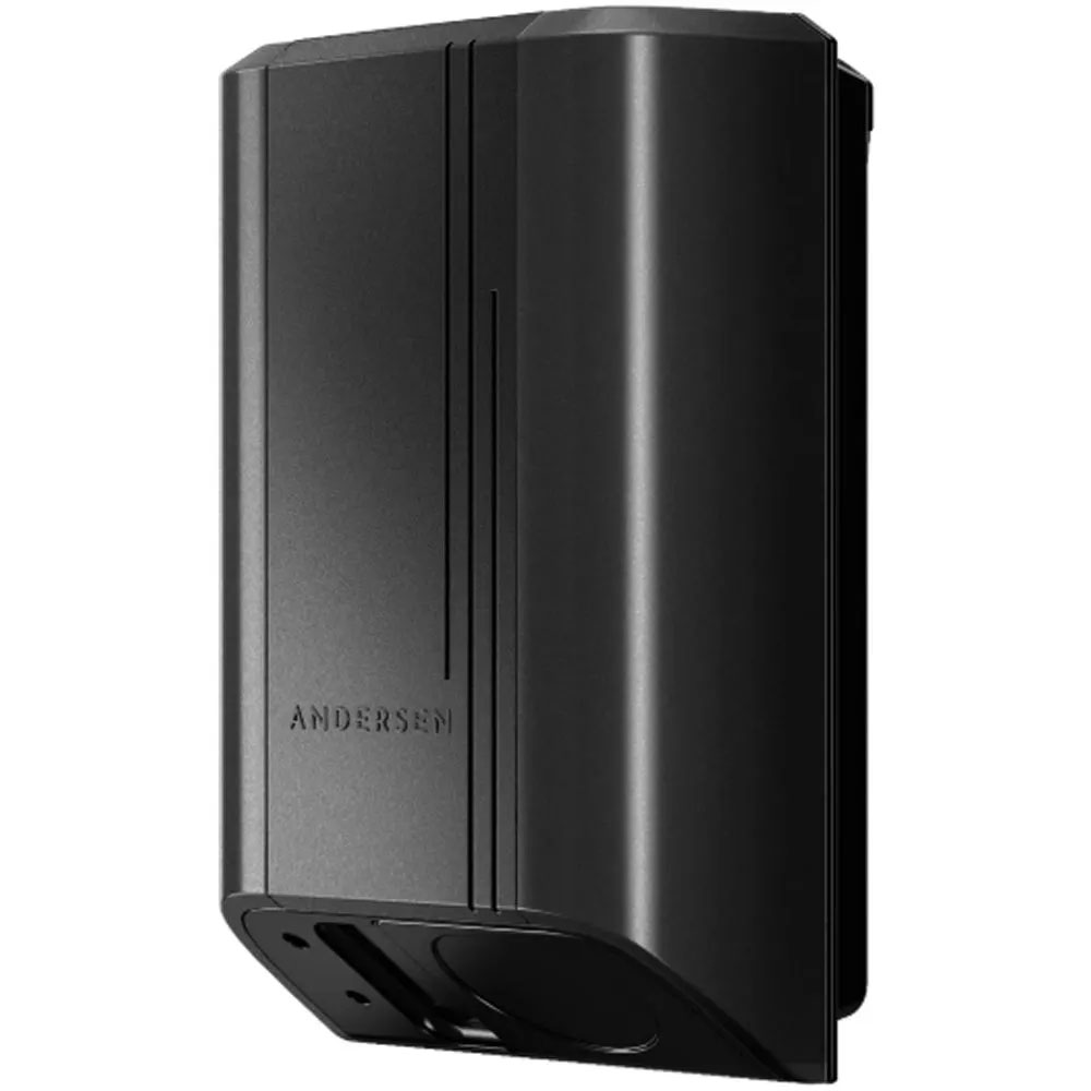 Andersen Q Socketed EV Charger 22kW Standard Midnight Black