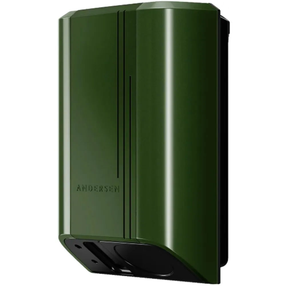 Andersen Quartz Socketed EV Charger 7kW Racing Green