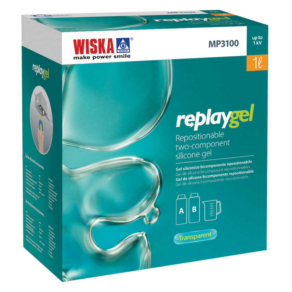 Image of Wiska MP0100R Replaygel Silicone IP68 Insulator Kit 2x 500ml