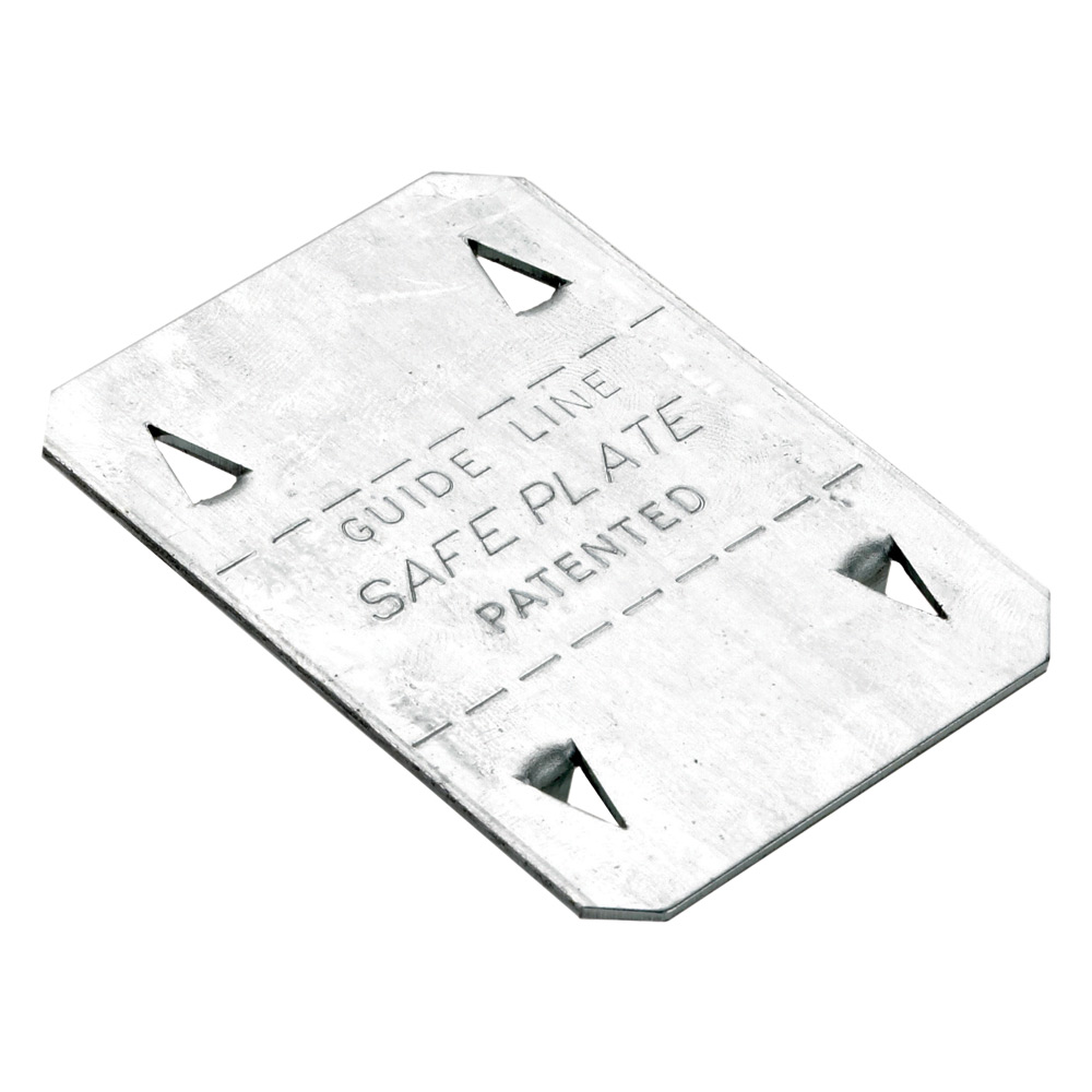 Image of Niglon SP1 Safeplate Protect Cable and Pipes from Nails Size 50 x 76mm