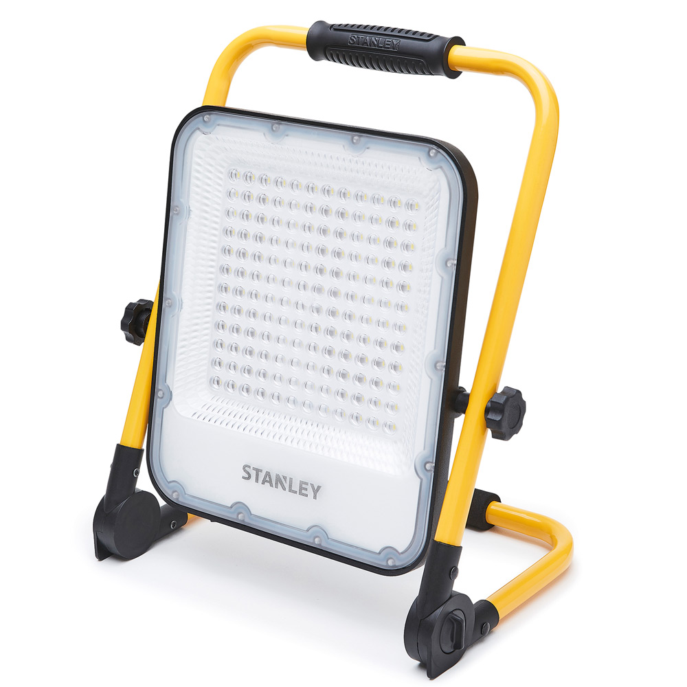 Image of Stanley Portable Rechargeable LED Folding Floodlight 4500lm 6000K 30W 230V