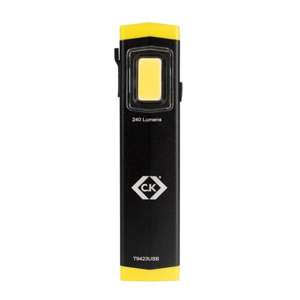 Image of Forum Zinc 10W Rechargeable LED Portable Floodlight Yellow