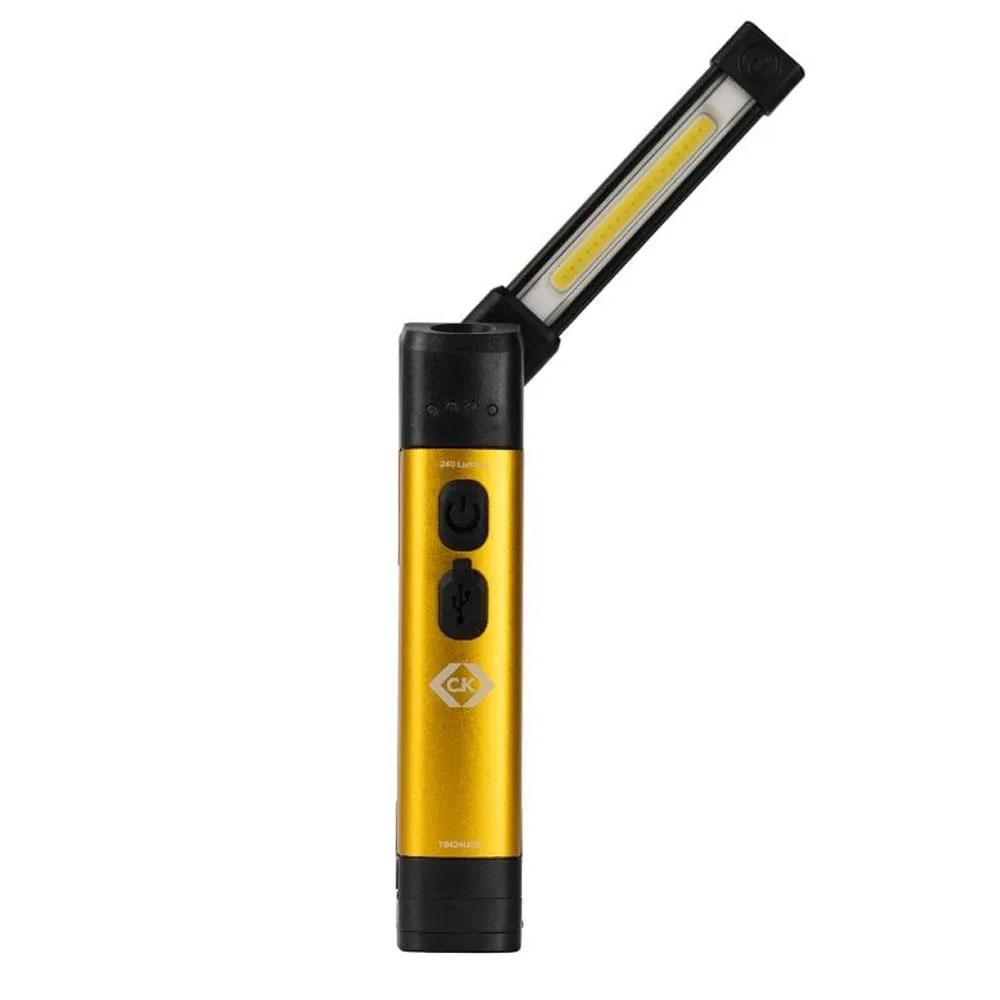 Image of Forum Zinc 10W Rechargeable LED Portable Floodlight Yellow