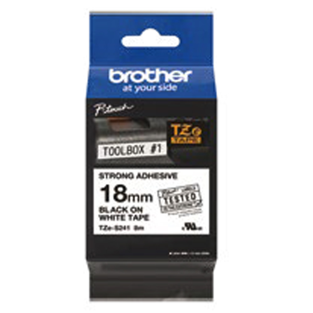 Brother Labelling Tape Cassettes 18mm Strong Adhesive