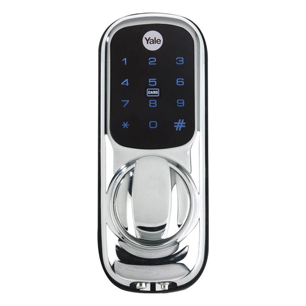 Image of Yale YD01CONNOMODCH Keyless Connected Smart Lock Chrome IP55