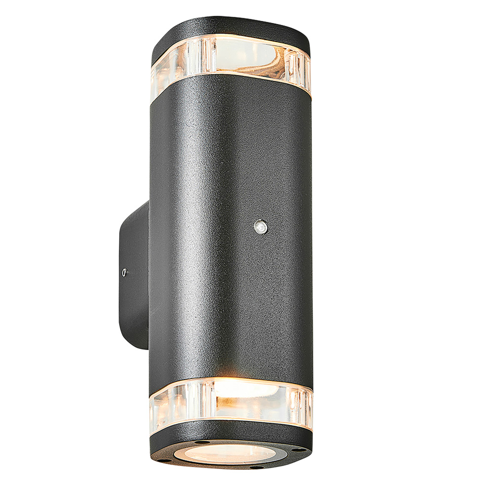 Image of Zink EOS Outdoor Up and Down Wall Light with Photocell 2x 7W IP54