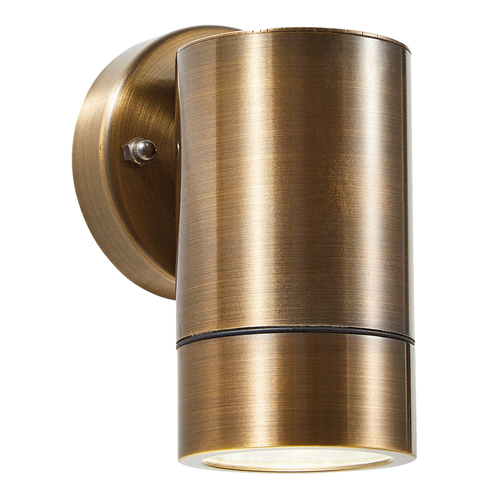 Image of Zink Brac Outdoor Up or Down Wall Light Bronze 7W 