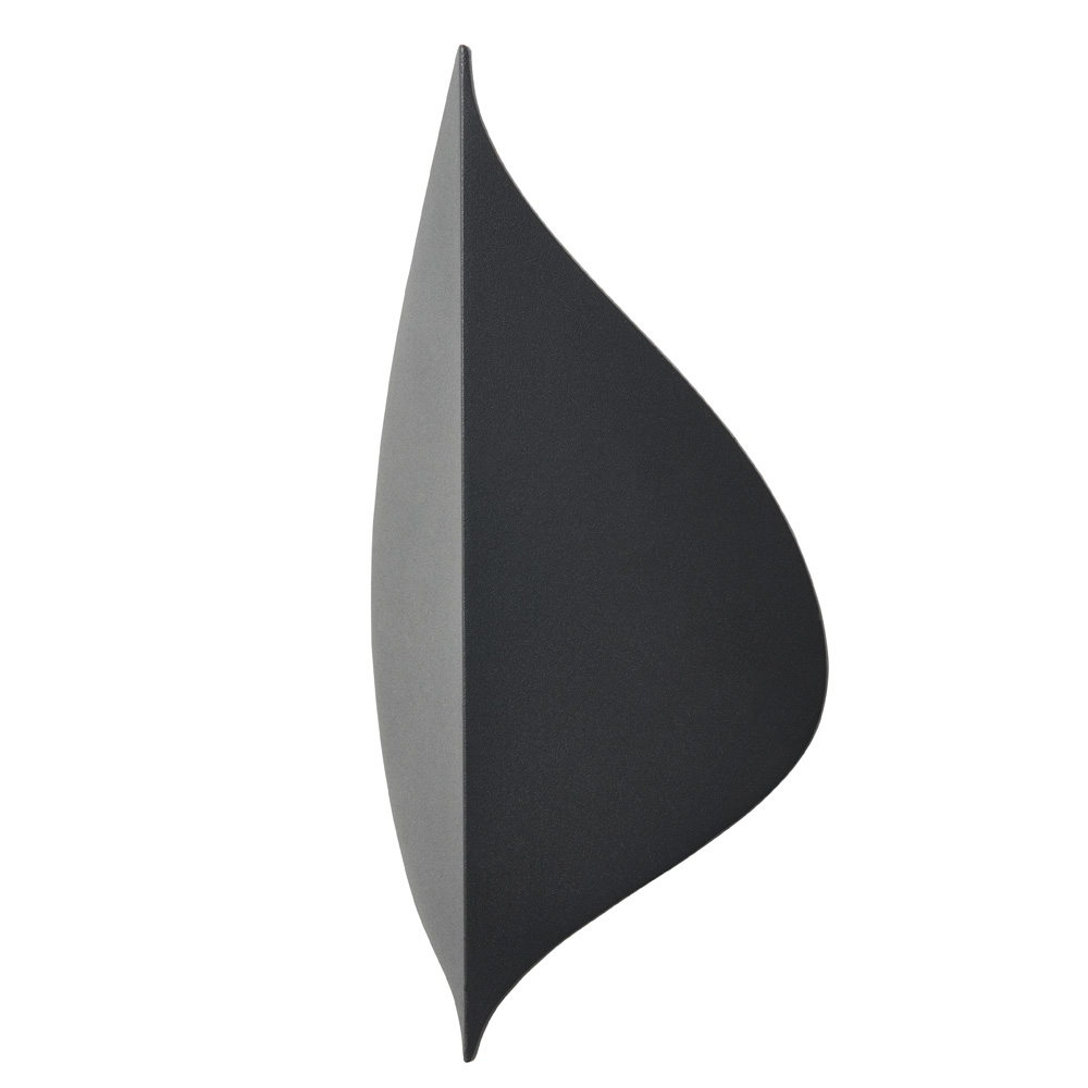 Image of Zink Alani LED Leaf Style Wall Light Anthracite 9W 4000K