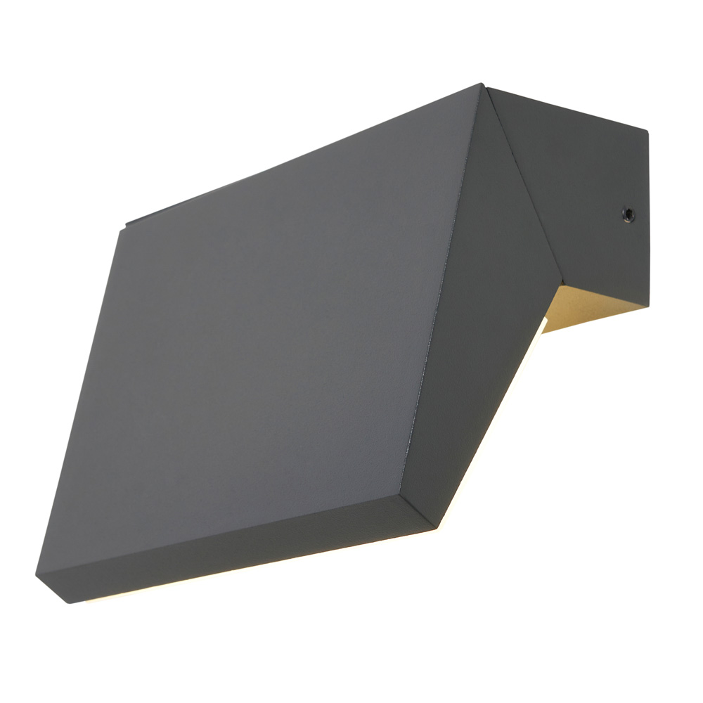 Image of Zink Rayu Up or Down Adjustable Wall Light Anthracite 13W